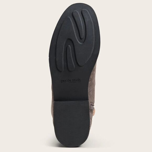 Gentle Soul by Kenneth Cole Women Grey Suede Emma Casual Tall Boots Size 5M - Picture 5 of 6